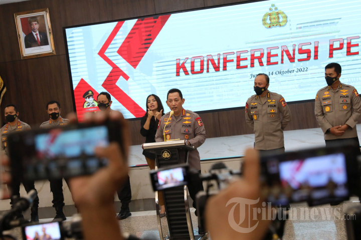 Keterangan Kapolri Terkait Penangkapan Irjen Pol Teddy Minahasa