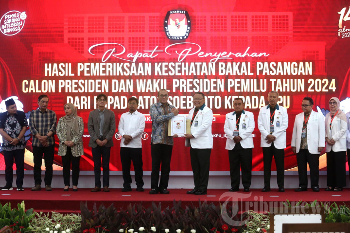 Ketiga Pasangan Bacapres-Bacawapres Lolos Tes Kesehatan