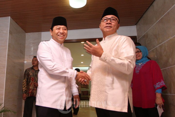 Ketua MPR Buka Bersama Dengan Presiden dan Pimpinan Partai