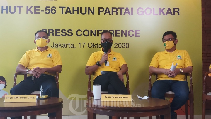 Ketua Panita HUT Partai Golkar Ke-56 Konpers