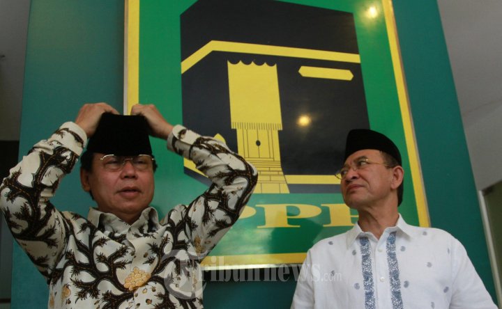 Ketua Umum PPP Djan Farid dan Suryadharma Ali
