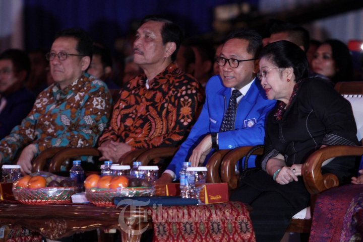 Ketum PAN dan Ketum PDIP di Rakernas II Dan Silatnas PAN