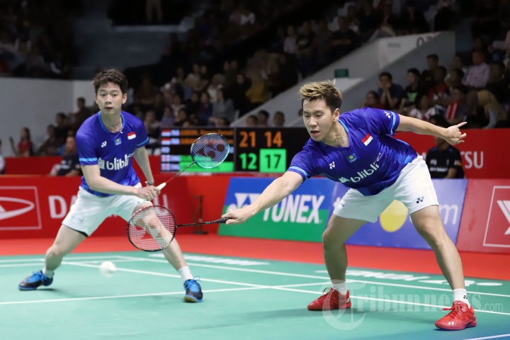 Kevin/Marcus Menang Dramatis atas Pasangan Inggris