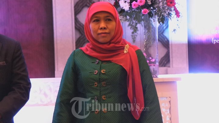 Khofifah Indar Parawansa Beri Sambutan Pernikahan Massal Gratis