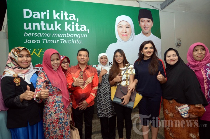 Khofifah Mendapat Dukungan dari Anang-Ashanty