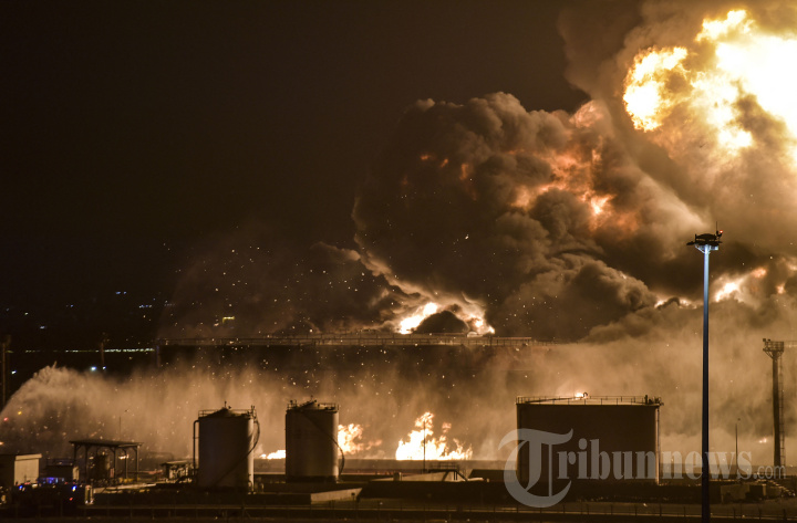 Kilang Minyak Arab Saudi Dirudal Houthi Yaman