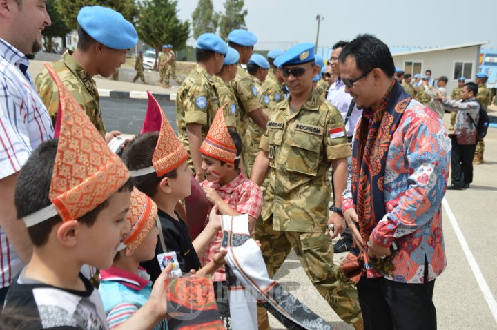 Komisi I DPR RI Kunjungi Pasukan Garuda di Lebanon