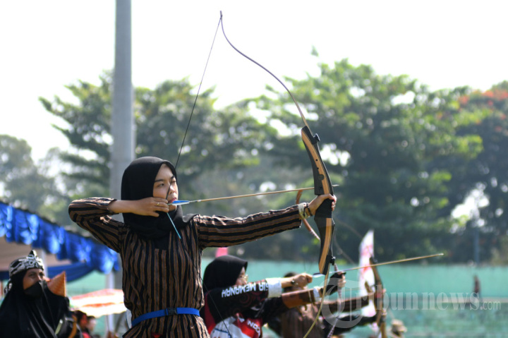 Kompetisi Jemparingan di FORDA I Jawa Timur