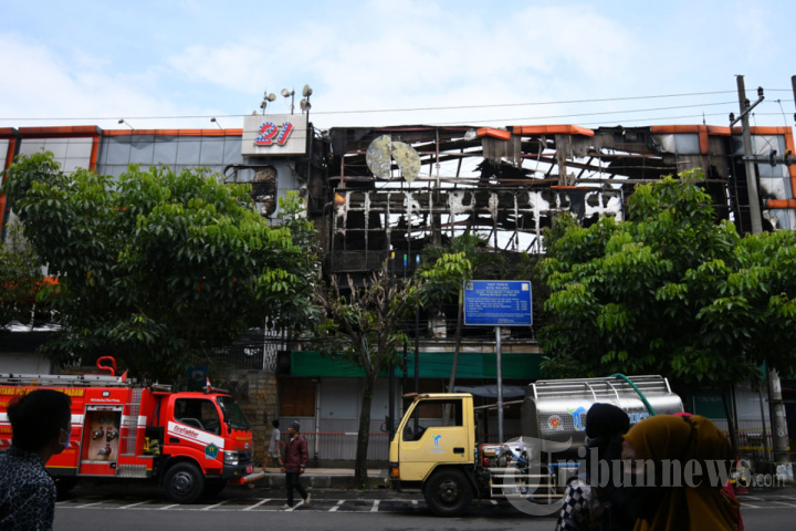 Kondisi Malang Plaza Pasca Kebakaran