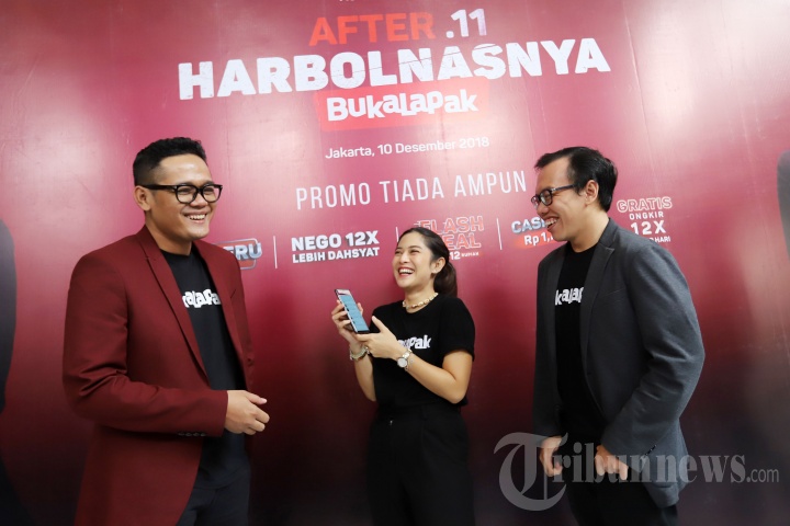 Konferensi Pers Harbolnasnya Bukalapak