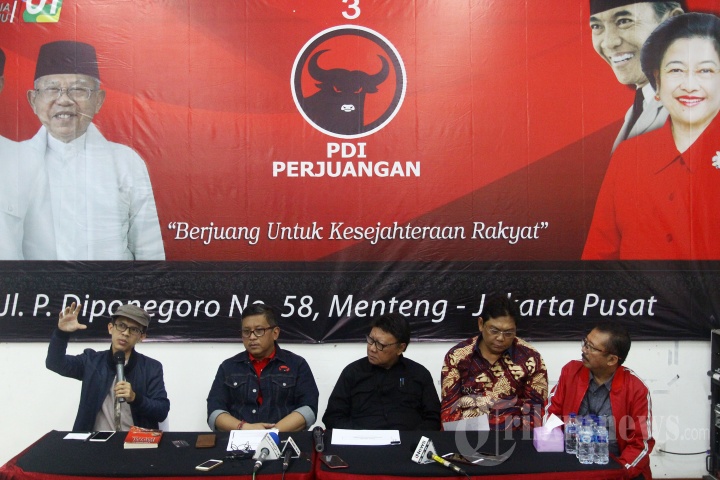 Konferensi Pers Jelang HUT Ke 46 PDIP