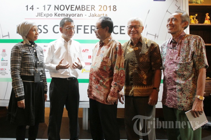 Konferensi Pers Pamerindo Plastics dan Rubber Indonesia 2018