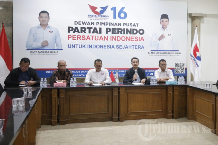 Konferensi Pers Perindo Soroti Dugaan Kecurangan Pemilu