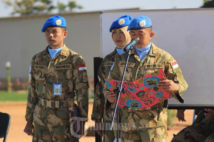 Konga XXXV-C/Unamid Lakukan Upacara Hari Pahlawan