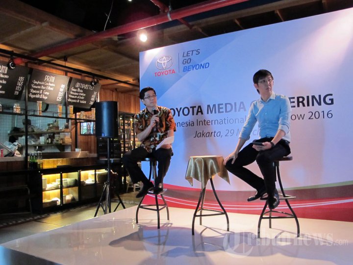 Konsep Booth Toyota pada IIMS 2016