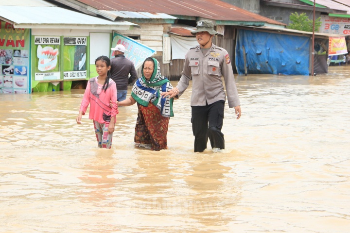 Korban Banjir di Samarinda