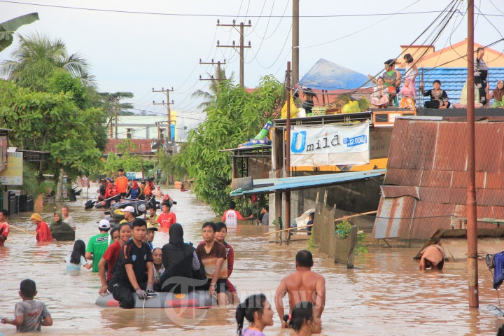 Korban Banjir di Samarinda