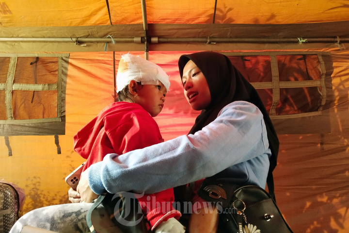 Korban Gempa Dirawat di RSUD Sayang Cianjur