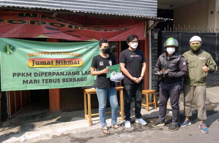 Kowantara Bersama RumaTani Berbagi di Jumat Nikmat