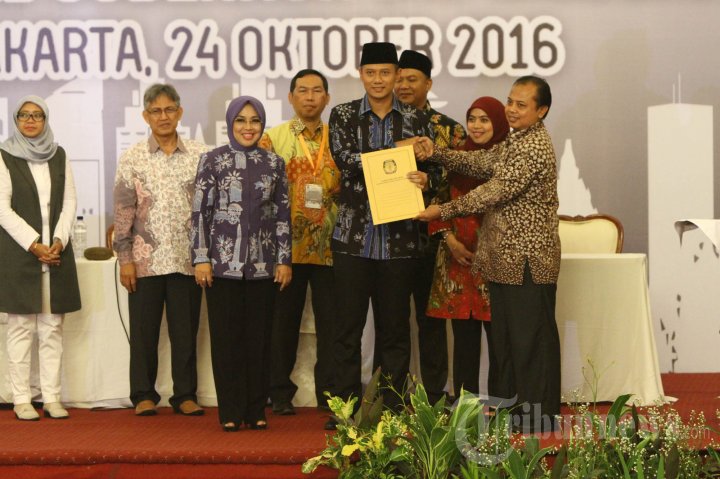 KPU DKI Tetapkan Tiga Pasangan Calon Pilkada DKI 2017