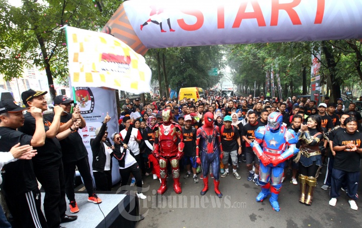 KPU Jabar Gelar Pemilu Run 2019
