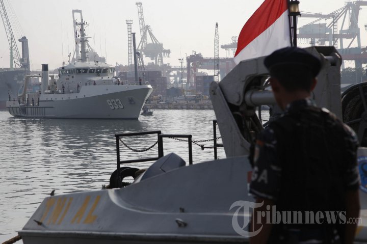 KRI Rigel 933 Tiba di Tanjung Priok