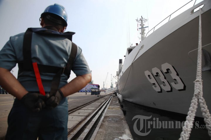 KRI Rigel 933 Tiba di Tanjung Priok