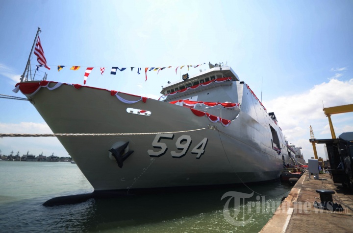 KRI Semarang 594 Diresmikan di Surabaya