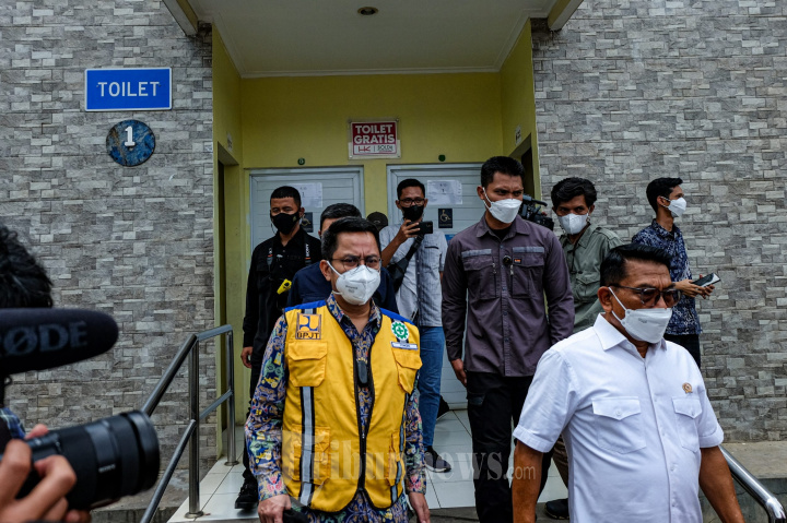 KSP Moeldoko Tinjau Posko Keamanan Rest Area Jalan Tol Trans Sumatera