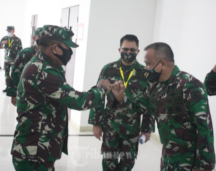 Kunjungan Pangkogabwilhan I ke RSD Wisma Atlet Kemayoran