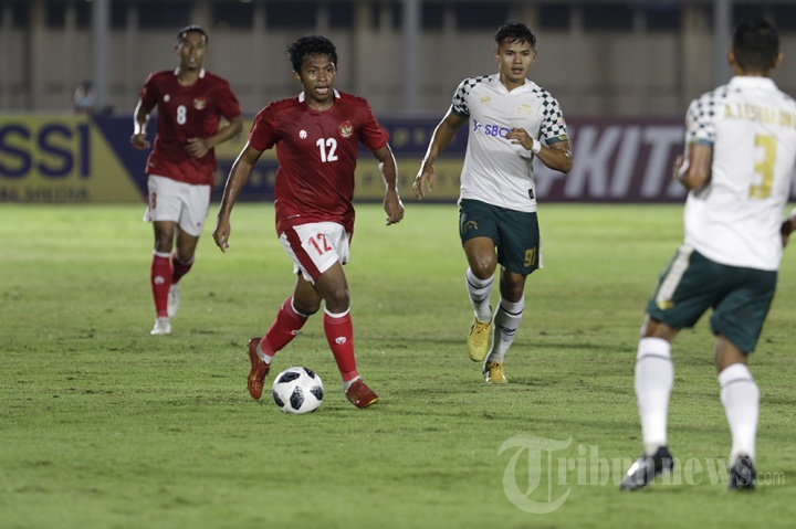 Laga Uji Coba Timnas Indonesia U-23 vs Persikabo 1973
