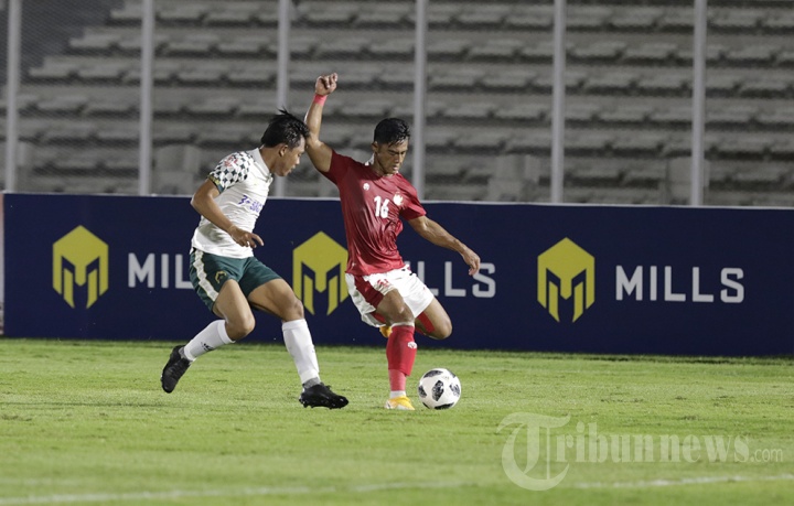 Laga Uji Coba Timnas Indonesia U-23 vs Persikabo 1973