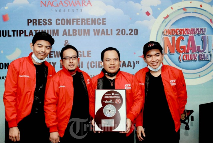 Lagu Wali Band Capai Angka Multi Platinum 600 Ribu Copy