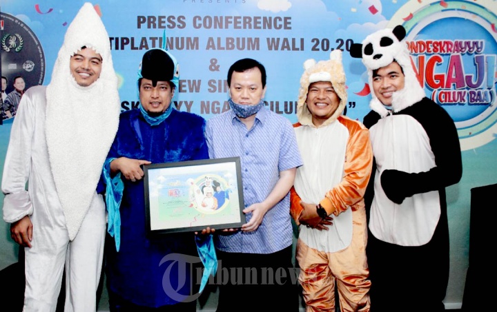 Lagu Wali Band Capai Angka Multi Platinum 600 Ribu Copy