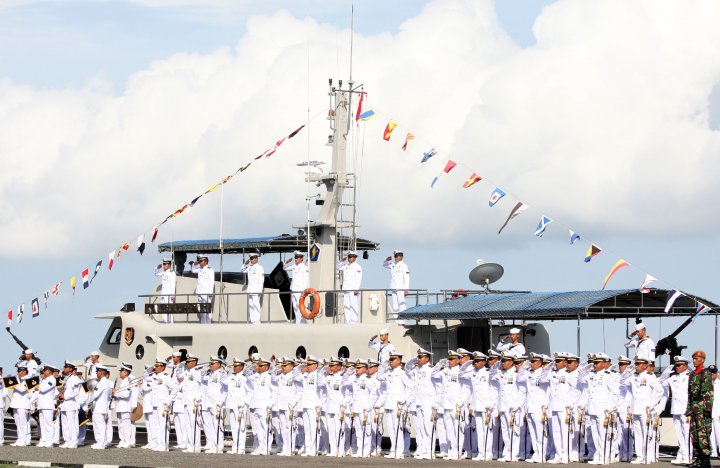 Lantamal VI Peringati HUT Armada RI Ke-70