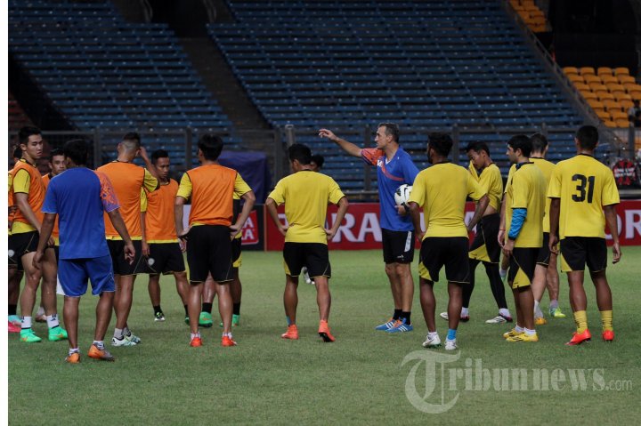 Latihan Arema Jelang Final Piala Bhayangkara