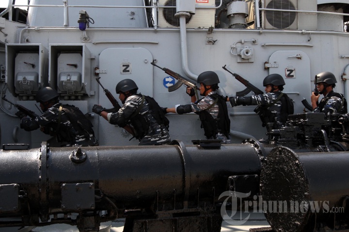 Latihan Pasukan TNI AL