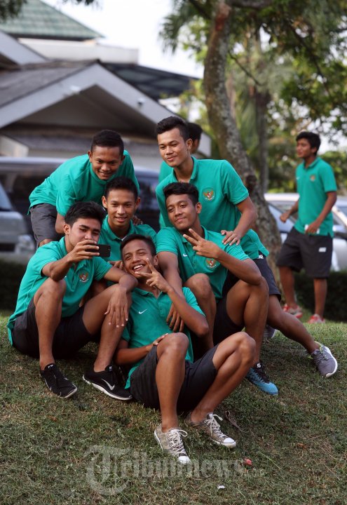 Latihan Tim Nasional U-16 dan U-19
