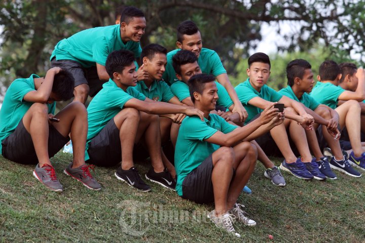 Latihan Tim Nasional U-16 dan U-19