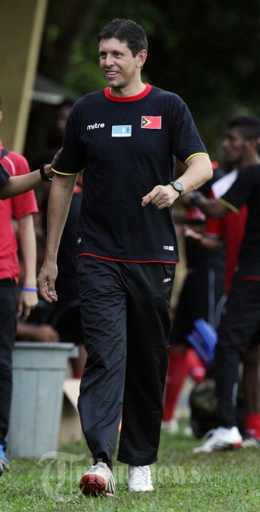 Latihan Tim Timor Leste U-23