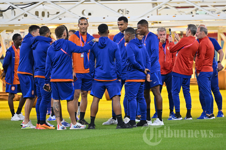 Latihan Timnas Belanda Jelang Laga Perdana Piala Dunia 2022