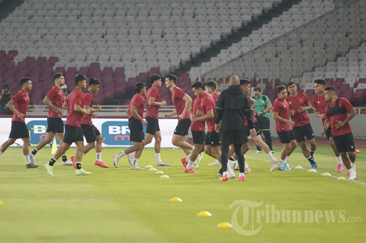 Latihan Timnas Indonesia Jelang Kualifikasi Piala Dunia 2026