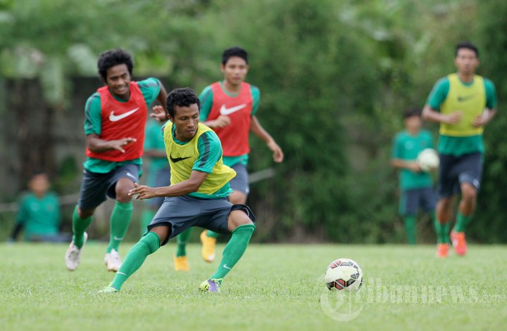 Latihan Timnas Indonesia U-23