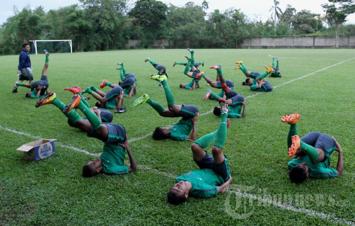 Latihan Timnas Indonesia U-23