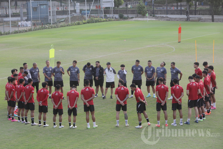 Latihan Timnas Jelang Hadapi Brunei Darussalam