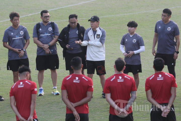 Latihan Timnas Jelang Hadapi Brunei Darussalam