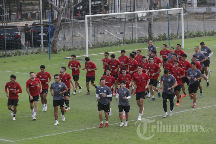 Latihan Timnas Jelang Hadapi Brunei Darussalam
