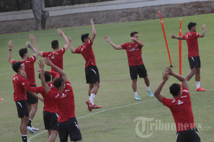 Latihan Timnas Jelang Hadapi Brunei Darussalam