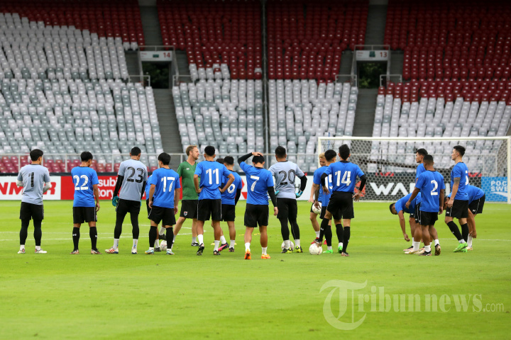 Latihan Timnas Thailand Jelang Hadapi Timnas Indonesia