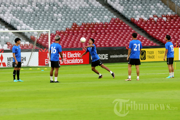 Latihan Timnas Thailand Jelang Hadapi Timnas Indonesia